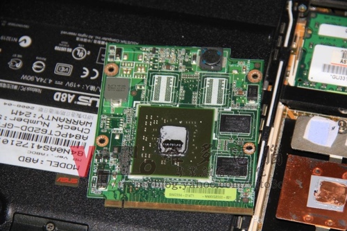 (筆電維修)華碩 ASUS A8DC 畫面異常~顯卡過熱花屏~一直重複開機~開機有聲無影維修實例