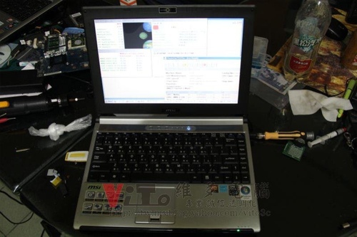 (筆電維修)微星 MSI PX210 過電不開機~無法開機維修實例
