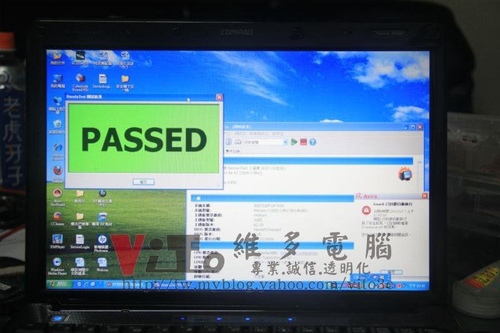 (筆電維修)康柏 COMPAQ Presario V3000 (V3404AU) 無法開機~開機後沒畫面~電源燈有亮但無法開機維修實例