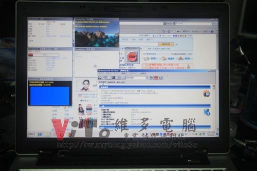 (筆電維修)華碩 ASUS A8D (A8DC) 有開機聲沒畫面顯示~一直重新開機維修實例