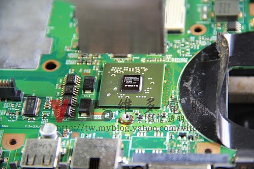 (筆電維修)惠普 COMPAQ V3000 (V3408AU) 不定時當機~開機沒畫面且時好時壞~北橋過熱當機通病維修實例
