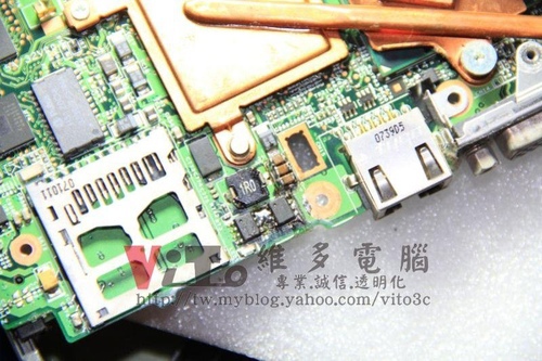 (筆電維修)聯想 LENOVO IBM X61 主機板燒毀有燒焦味~主機板短路維修實例