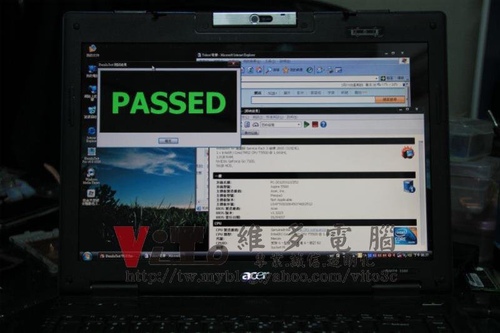 (筆電維修)宏碁 ACER ASPIRE 5583WXMi 開機沒畫面顯示~按鍵盤有聲音~GO7300顯卡故障維修實例