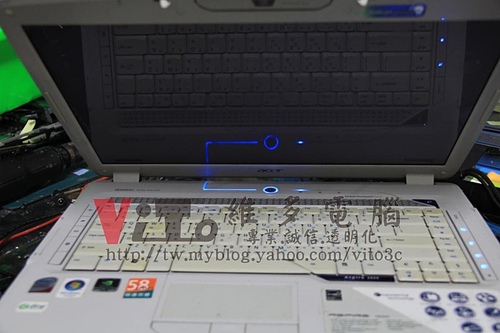 (筆電維修)宏碁 ACER ASPIRE 5920G 開機有背光沒畫面顯示~無法顯示畫面~開機黑屏~8600顯卡故障維修實例 (筆電維修)宏碁 ACER ASPIRE 5920G 開機有背光沒畫面顯示~無法顯示畫面~開機黑屏~8600顯卡故障維修實例