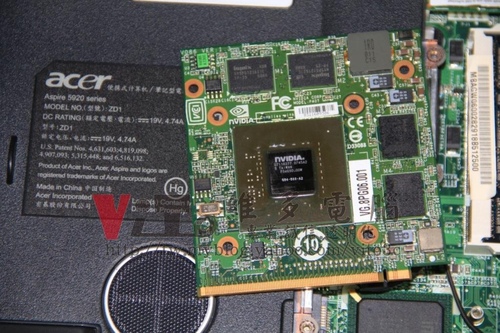 (筆電維修)宏碁 ACER ASPIRE 5920G 螢幕閃爍~畫面不定時閃爍~NVIDIA顯卡故障維修實例