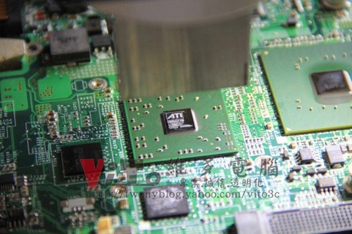 (筆電維修)宏碁 ACER ASPIRE 1652WLMi 藍底白字重開機~ATI顯卡故障導致系統不穩定維修實例