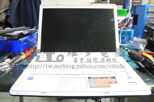 (筆電維修)東芝 TOSHIBA Satellite A200 無法開機~開機沒畫面~有過電不能開機維修實例