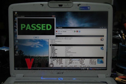 (筆電維修)宏碁 ACER ASPIRE 5920G 開機沒畫面~開機黑屏~8600M G顯卡故障維修實例