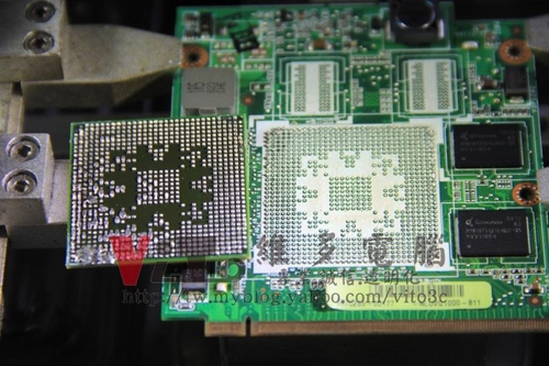 (筆電維修)華碩 ASUS F8S 顯卡過熱故障通病~開機有背光無畫面~開機黑屏~顯卡升級溫控GPU維修實例