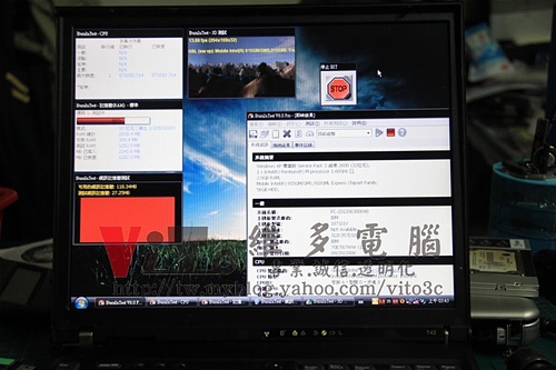 (筆電維修)聯想 IBM T43 開機後停在BIOS畫面~無法開機~南橋故障維修實例