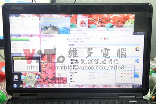 (筆電維修)華碩 ASUS K50I (K50ID) 常常當機~自動關機~藍底白字重開機~主機板供電異常維修實例(散熱器改裝標準流程)