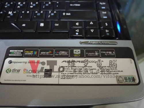 (筆電維修)宏碁 ACER ASPIRE 6920G 不定時當機~作業系統重開機~安裝作業系統自動重開機維修實例
