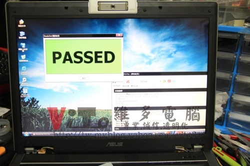 (筆電維修)華碩 ASUS F3S (F3SV) 顯卡8600M GT故障~開機沒畫面~無法開機維修實例