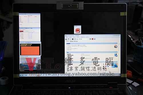 (筆電維修)華碩 ASUS V2S 開機沒畫面~開機沒反應~開機黑屏~無法開機~8600MGS顯卡故障通病維修實例