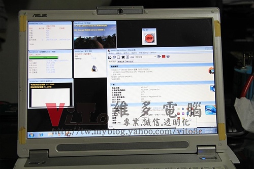 (筆電維修)華碩 ASUS W7S 顯卡過熱故障~多格小畫面~畫面分割~NVIDIA顯卡升級改良晶片維修實例 (筆電維修)華碩 ASUS W7S 顯卡過熱故障~多格小畫面~畫面分割~NVIDIA顯卡升級改良晶片維修實例