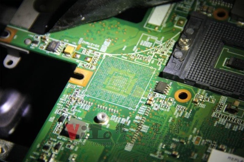 (筆電維修)惠普 HP DV2000 多災多難的顯卡維修實例