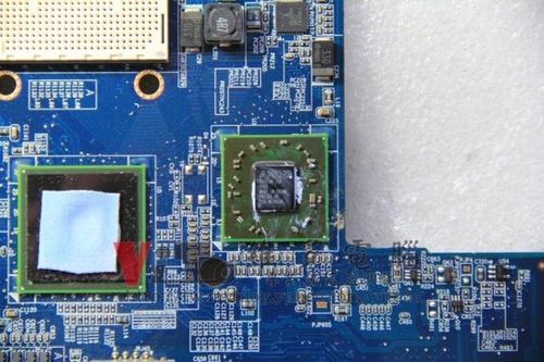 (筆電維修)惠普 COMPAQ Presario CQ40 開機後燈號閃爍~Caps lock與scroll同時閃爍~無法開機維修實例