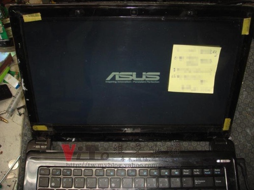 (筆電維修)華碩 ASUS A42F 筆電未過保進水~泡水~喝飲料無法開機維修實例