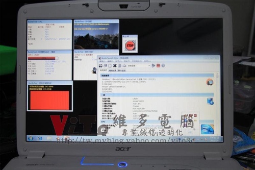 (筆電維修)宏碁 ACER Aspire 5920G 顯卡8600M GT畫面破圖~顯卡維修實例