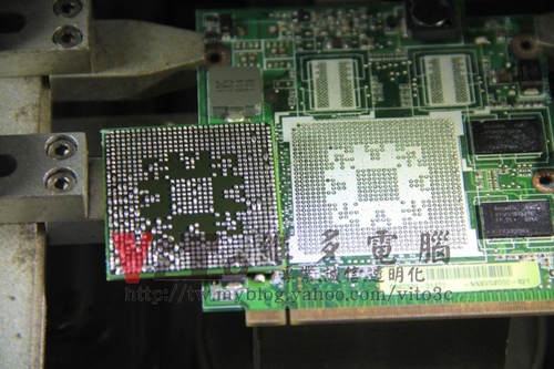 (筆電維修)華碩 ASUS A8DC 畫面異常~顯卡過熱花屏~一直重複開機~開機有聲無影維修實例