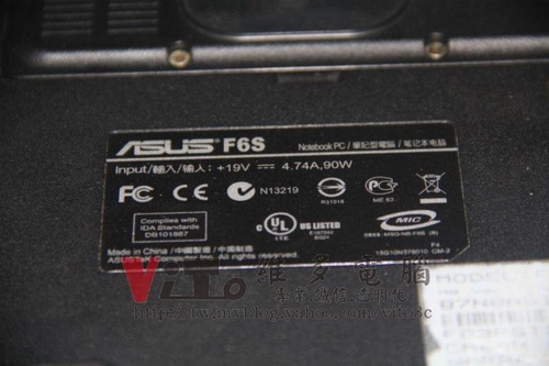 (筆電維修)華碩 ASUS F6S 開機六個畫面~顯示異常及線條亂碼破圖~NVIDIA 9300MG過熱故障通病維修實例