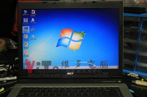 (筆電維修)宏碁 ACER ASPIRE 5003WLCi 熱當機~畫面停住~不定時當機維修實例