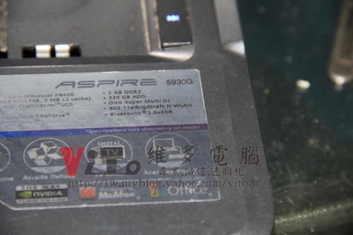 (筆電維修)宏碁 ASPIRE 5930G 一直重開機~安裝作業系統就重開~關機後又開機~無法關機~主機板故障維修實例